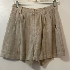 Christy dawn linen blend high waist shorts